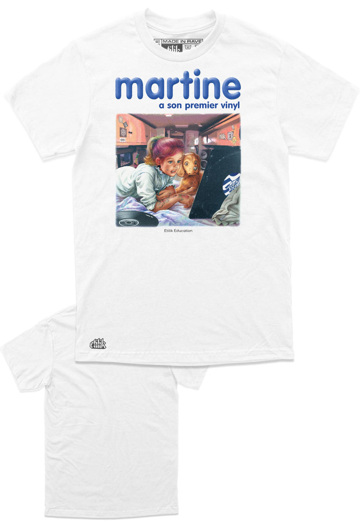 Martine a son premier vinyl White - T-shirt - Etilik Wear 