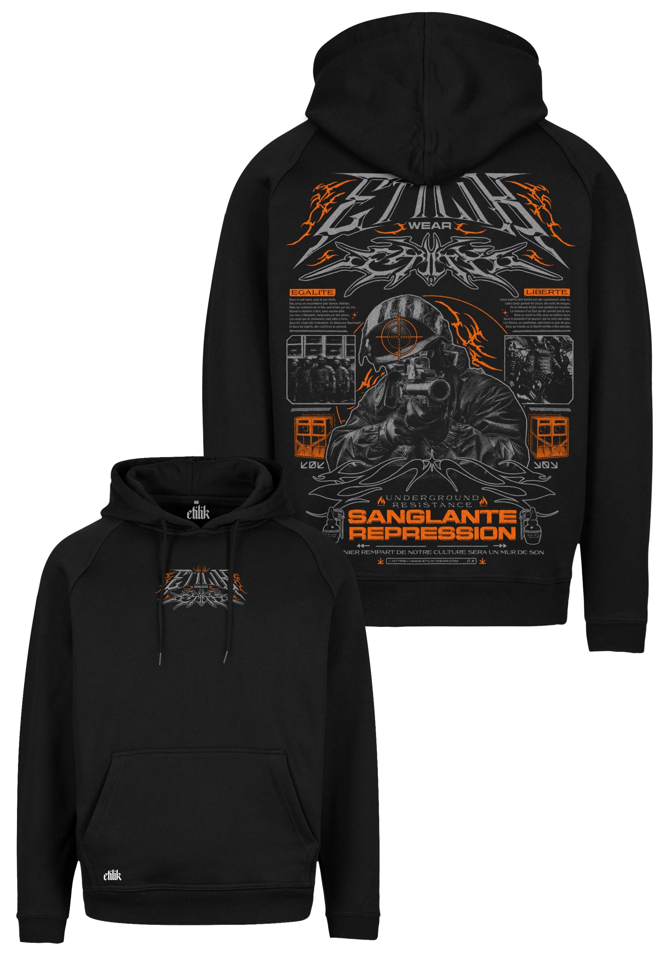 Sanglante Répression - Hoodie - Etilik Wear 