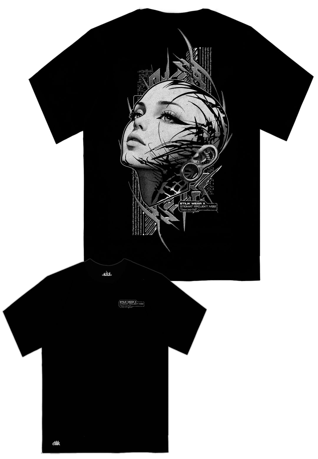 Tattoo your Face - T-shirt - Etilik Wear 